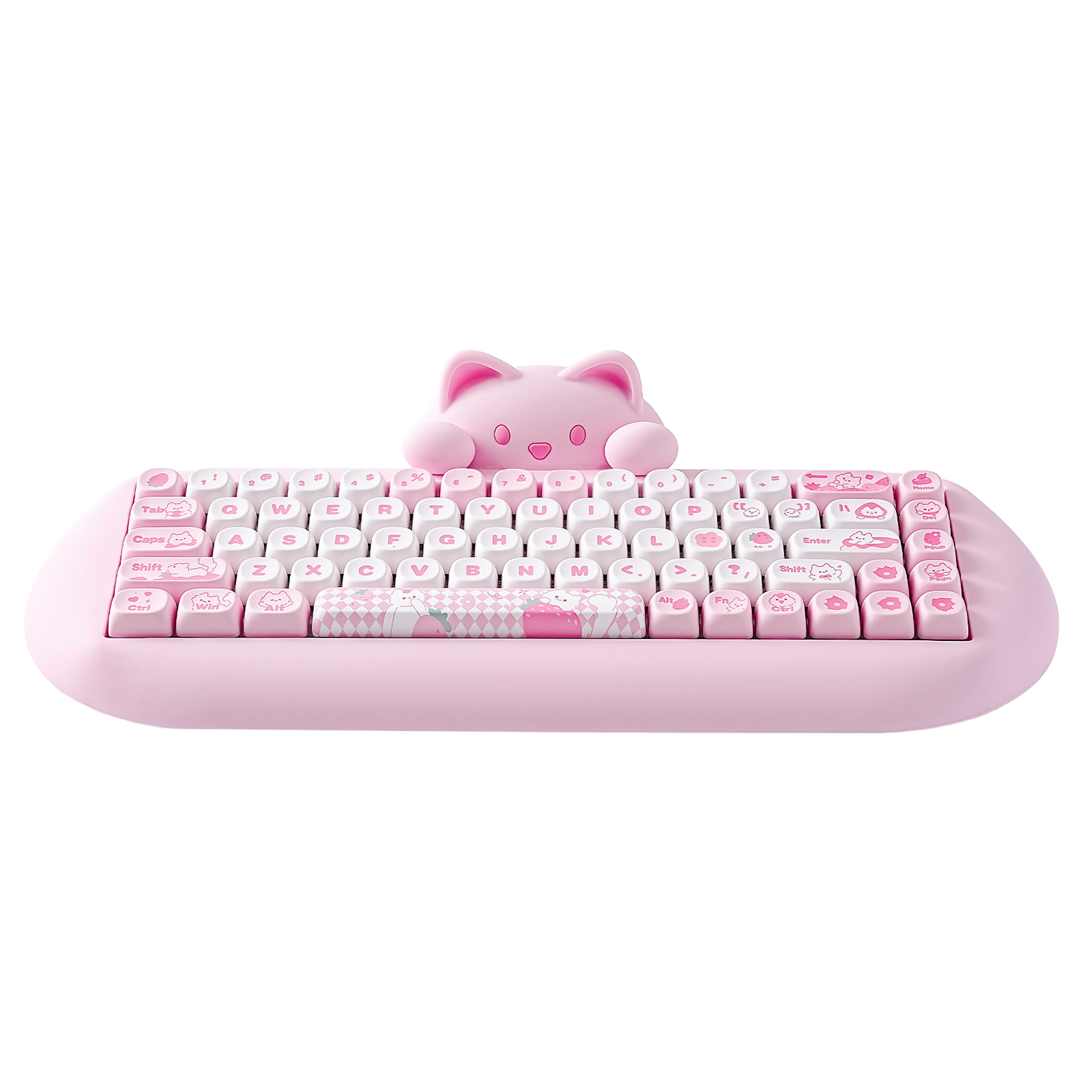 Pc Gaming Pink - YUNZII C68 Pink 65% Hi-Fi Cute