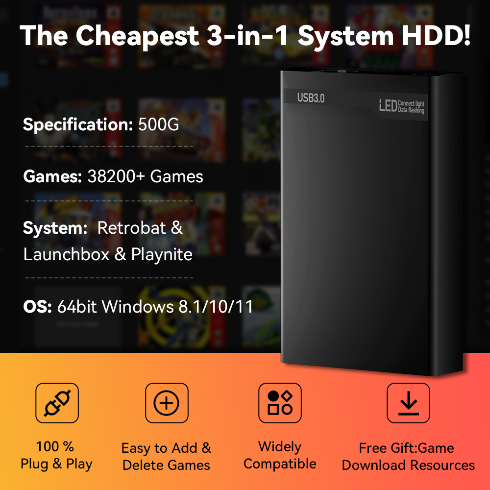 JMachen Mix 500GB Gaming HDD w - Pc Gaming Aaa 评论和价格