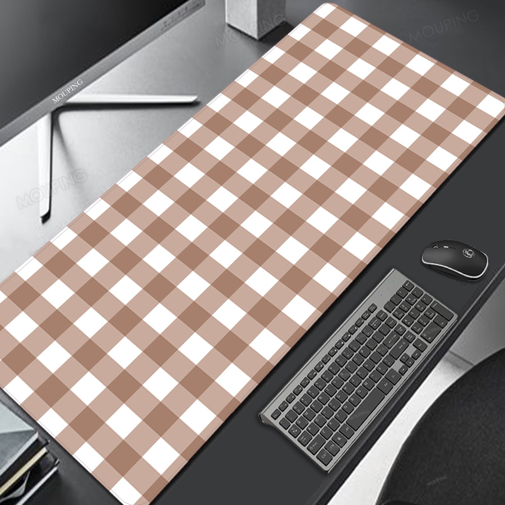 Pink Lattice Mouse Pad Kawaii  - Pc Gaming Pink 评论和价格