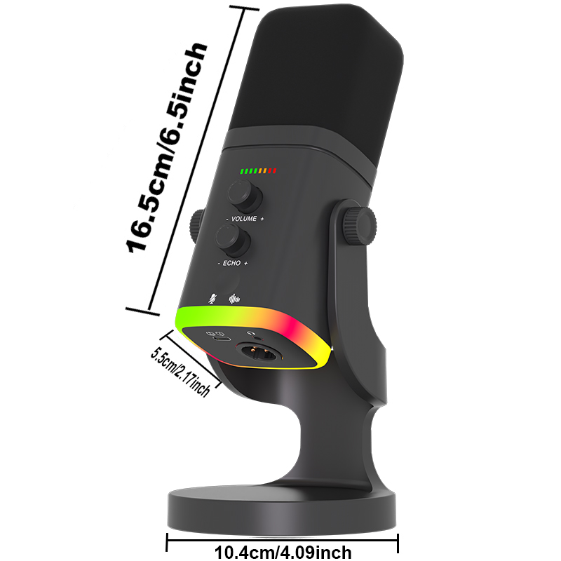 XLR/USB Dynamic Microphone for - Pc Gaming Youtubers 评论和价格