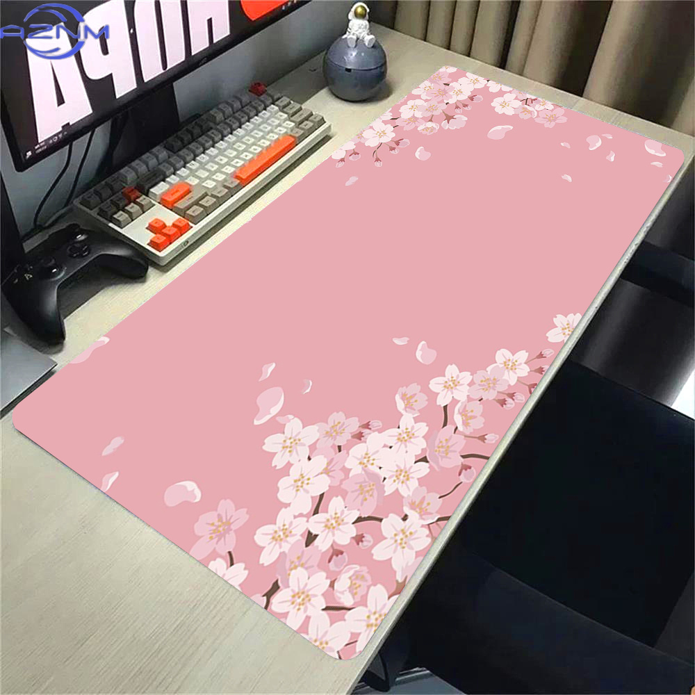 Pink Sakura Anime Mousepad Lan - Pc Gaming Pink 评论和价格