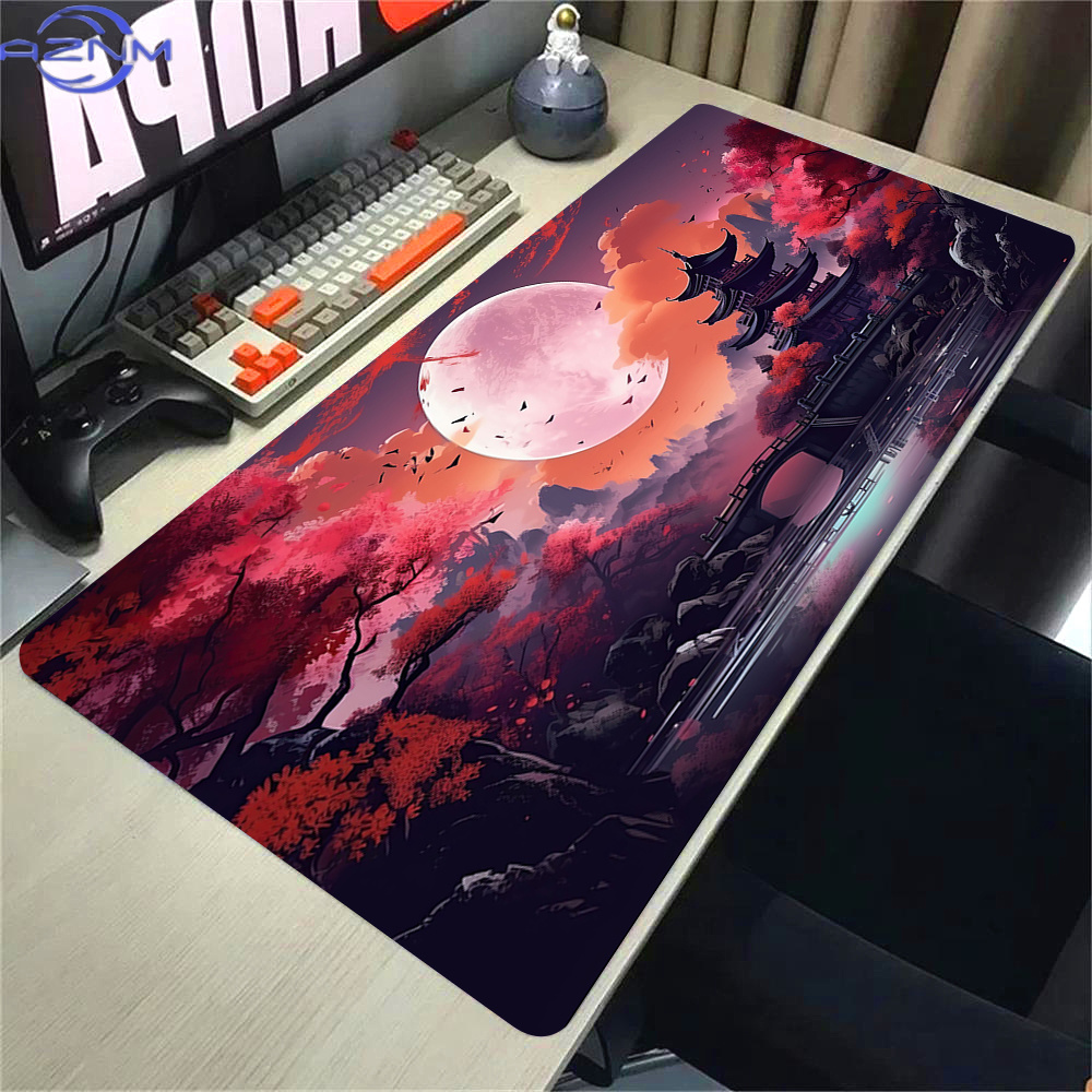 Pink Sakura Anime Mousepad Lan - Pc Gaming Pink 评论和价格