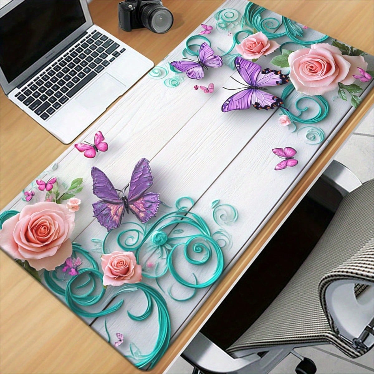 1pc Non-Slip Mouse Pad & Desk  - Pc Gaming Pink 评论和价格