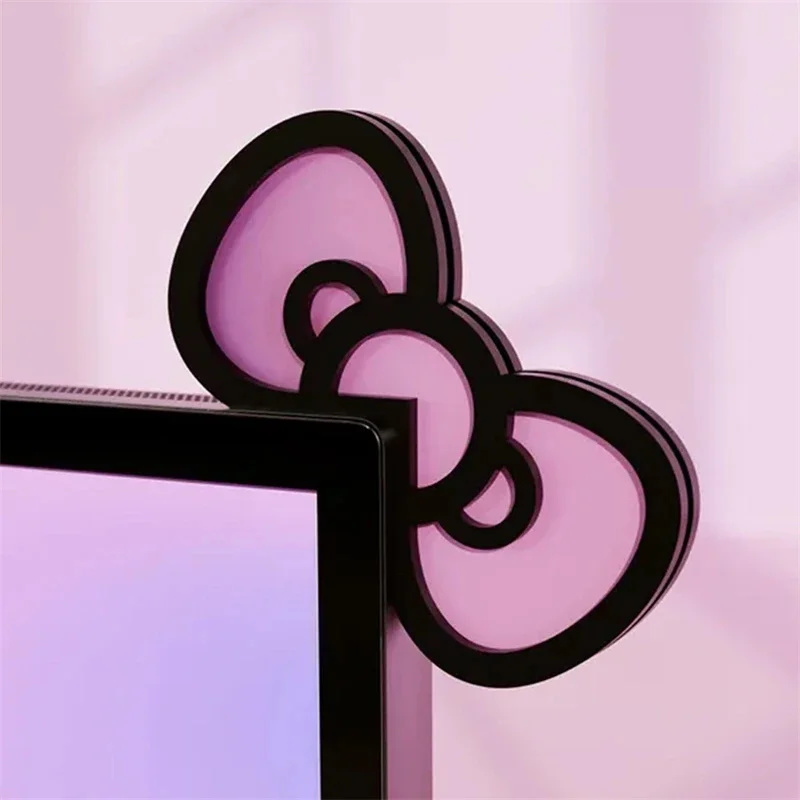 Kawaii Pink Acrylic Bow Monito - Pc Gaming Pink 评论和价格