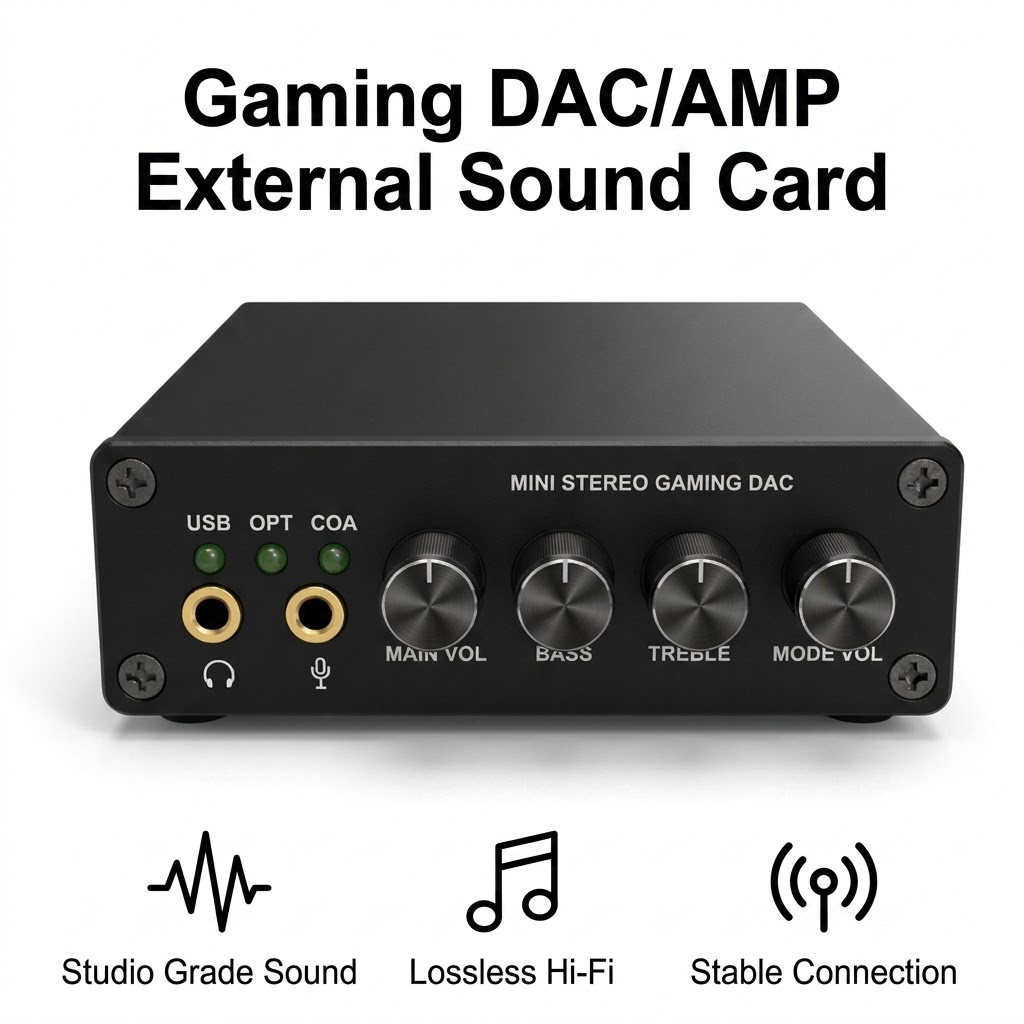 Mini Gaming DAC Headphone Ampl - Pc Gaming Windows 7 评论和价格