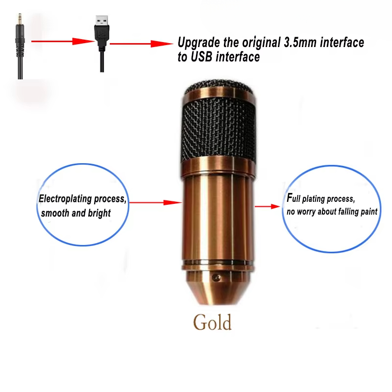 USB Condenser Microphone bm-80 - Pc Gaming Youtubers 评论和价格