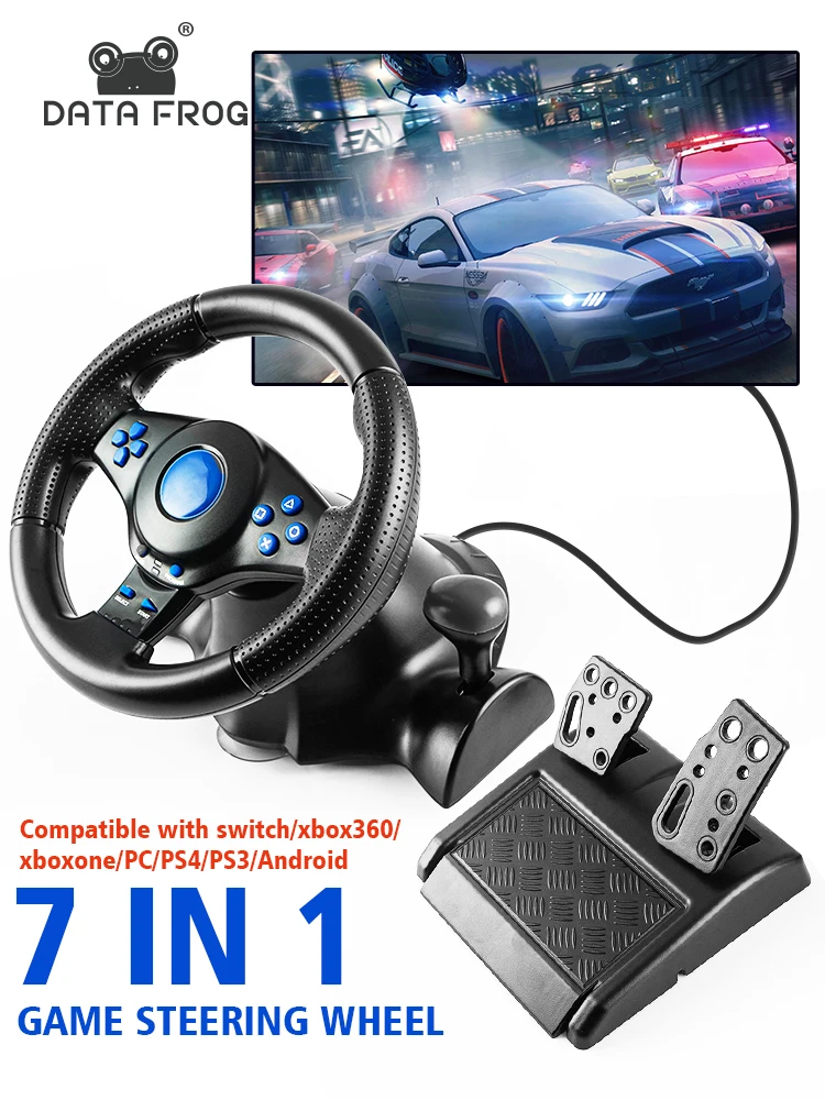 DATA FROG Racing Steering Whee - Pc Gaming Windows 7 评论和价格